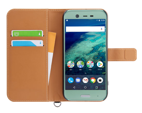 Android One X1 手帳型ケース 2トーンカラー 4