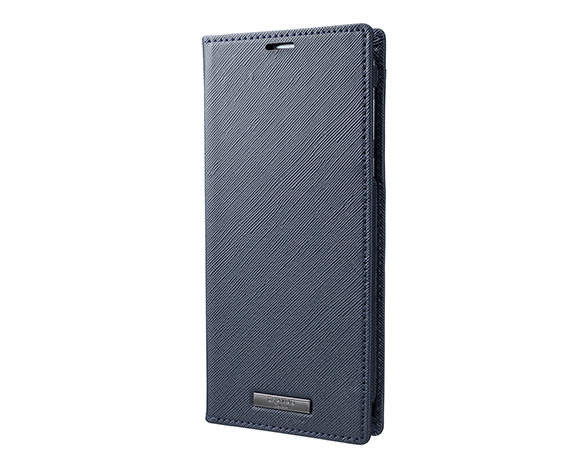 EURO Passione PU Leather Book Case for AQUOS sense3 plus NVY