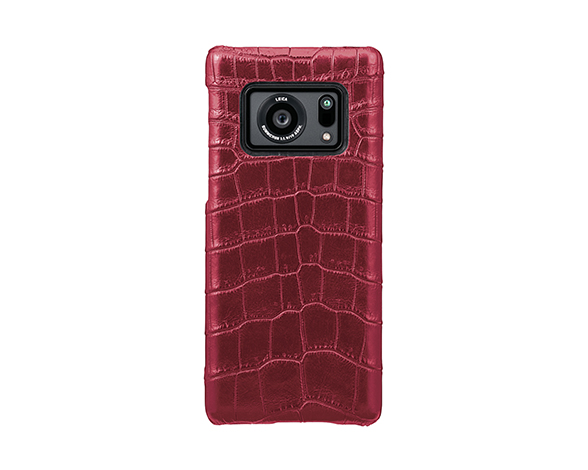 GRAMAS Meister Crocodile Leather Shell Case for AQUOS R6 WNE