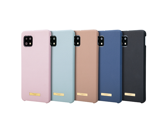 Shrink PU Leather Shell Case for AQUOS sense6