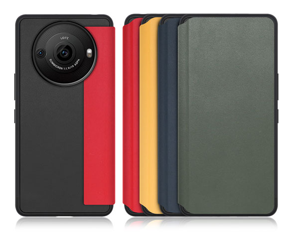 「Slim Fit Series」AQUOS R8 Pro用 カードポケット付き 超極薄の手帳型ケース 1