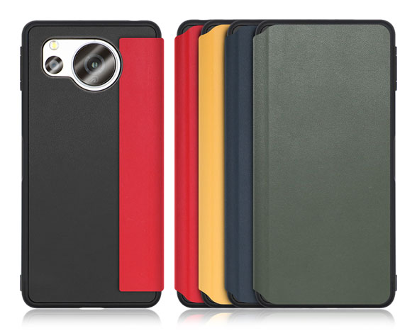 「Slim Fit Series」AQUOS sense8用 カードポケット付き 超極薄の手帳型ケース
