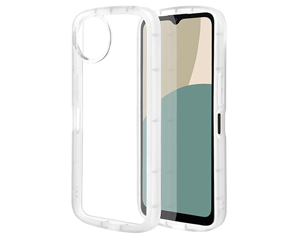 AQUOS wish4 専用ケース fluffy shape case TPU素材 WH