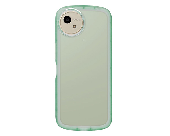 AQUOS wish4 専用ケース fluffy shape case TPU素材 GR 2