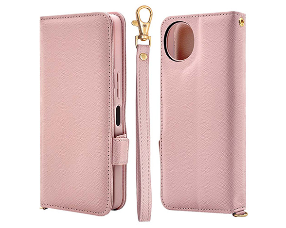 AQUOS wish5 専用ケース 手帳型 ハンドストラップ付き手帳 横型 LPK