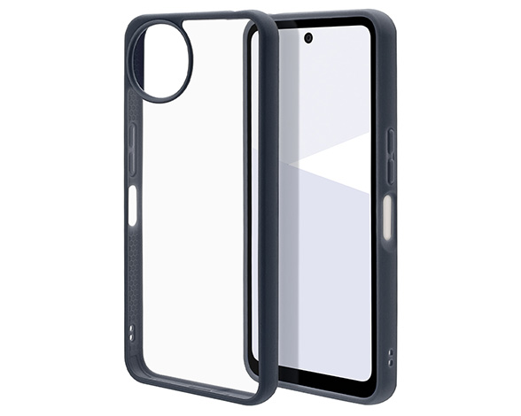 AQUOS wish5 専用ケース FLEXGUARD TPU×PC ネイビー