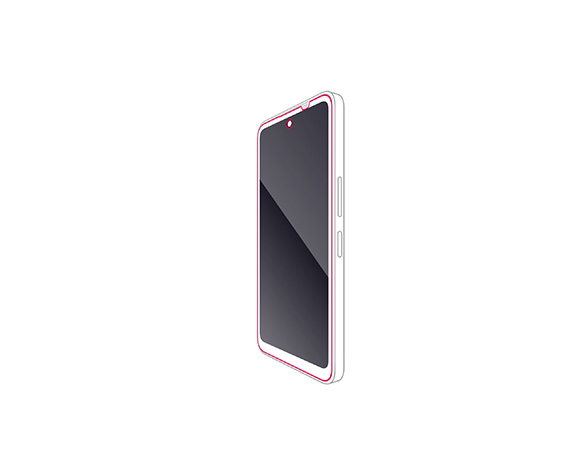 AQUOS wish5 ｶﾞﾗｽﾗｲｸﾌｨﾙﾑ 薄型 高透明 2