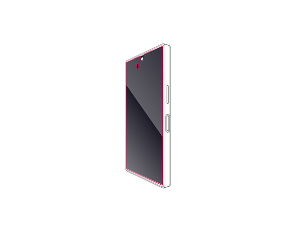 AQUOS R10 ﾌｨﾙﾑ 指紋防止 反射防止 2
