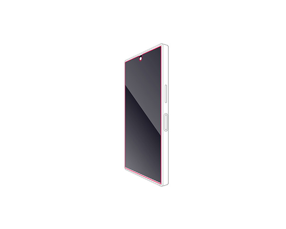 AQUOS R10 ｶﾞﾗｽﾌｨﾙﾑ 高透明 2