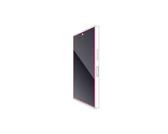 AQUOS R10 ｶﾞﾗｽﾌｨﾙﾑ ｺﾞﾘﾗ 0.21mm 高透明 2