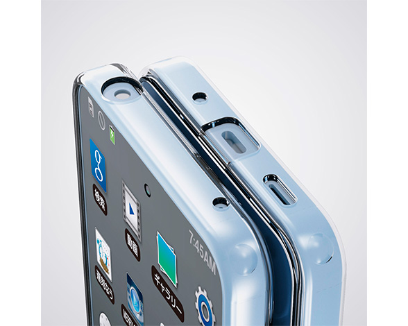 AQUOS wish5 ﾊｲﾌﾞﾘｯﾄﾞｹｰｽ MAGKEEP 2