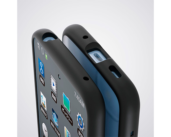 AQUOS wish5 TOUGH SLIM LITE ﾌﾚｰﾑｶﾗｰ ﾘﾝｸﾞ付 2