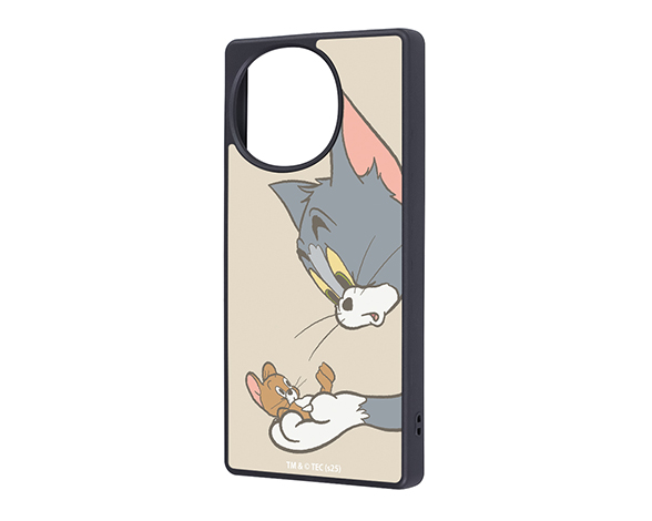 AQUOS R10/R9 トムとジェリー / maru 衝撃吸収 バンパー ハイブリッドケース/トムとジェリー_キャッチ