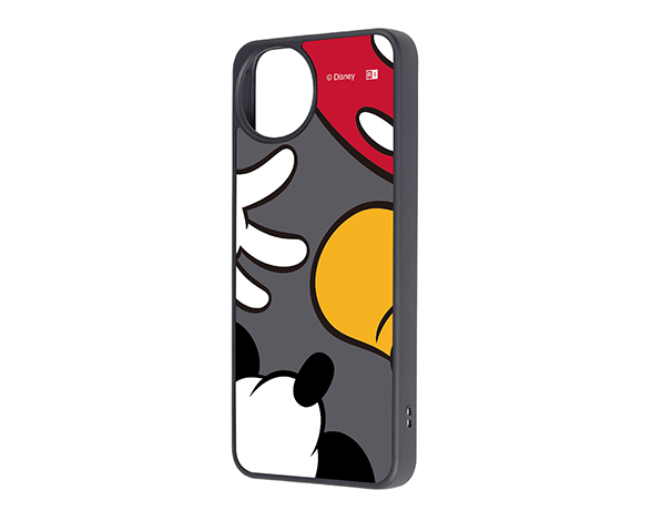 AQUOS wish5 ディズニー / maru 衝撃吸収 バンパー ハイブリッドケース/ミッキーマウスカラー_1