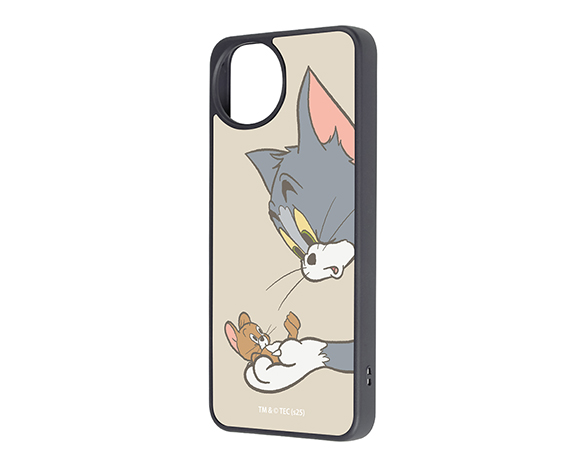 AQUOS wish5 トムとジェリー / maru 衝撃吸収 バンパー ハイブリッドケース/トムとジェリー_キャッチ