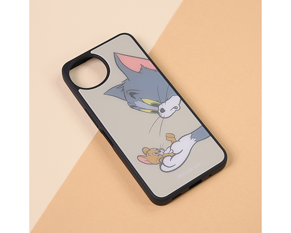 AQUOS wish5 トムとジェリー / maru 衝撃吸収 バンパー ハイブリッドケース/トムとジェリー_キャッチ 2