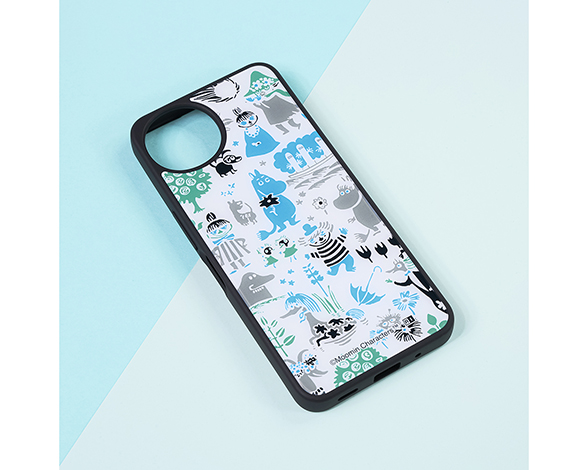 AQUOS wish5 ムーミン / maru 衝撃吸収 バンパー ハイブリッドケース/パターン_2 2