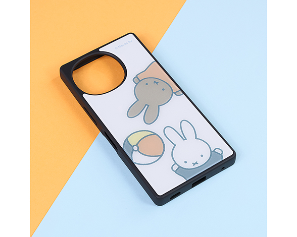 AQUOS R10/R9 ミッフィー / maru 衝撃吸収 バンパー ハイブリッドケース/ミッフィーとメラニー 2