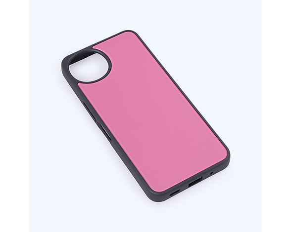AQUOS wish5 Like standard maru Pietra 耐衝撃 バンパー マット ハイブリッドケース/マットワインレッド 2