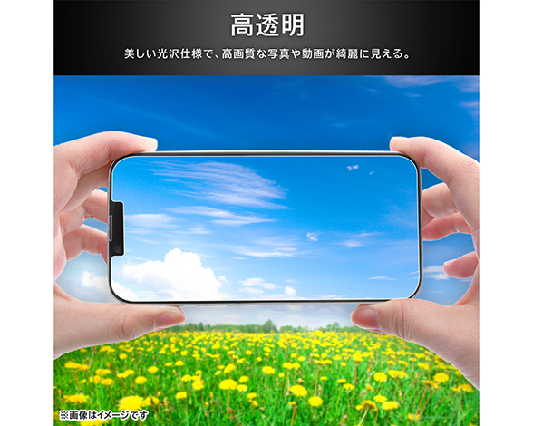 AQUOS wish5 Like standard ガラスフィルム 光沢 平面保護 硬度10H 3