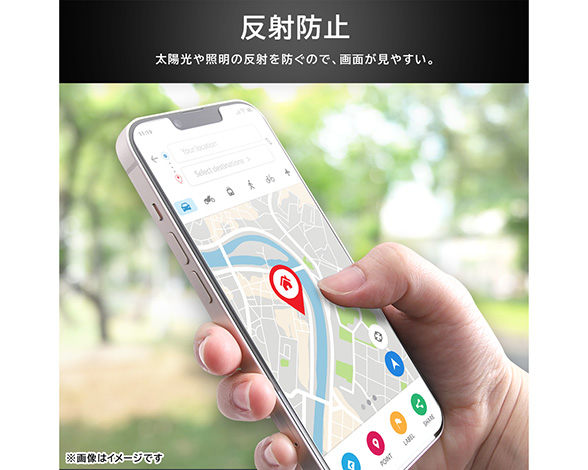 AQUOS wish5 Like standard ガラスフィルム 反射防止 平面保護 硬度10H 3