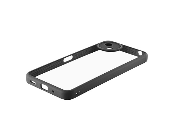 AQUOS wish5 耐衝撃ハイブリッドケース 「Velta」 ダークグレー 2
