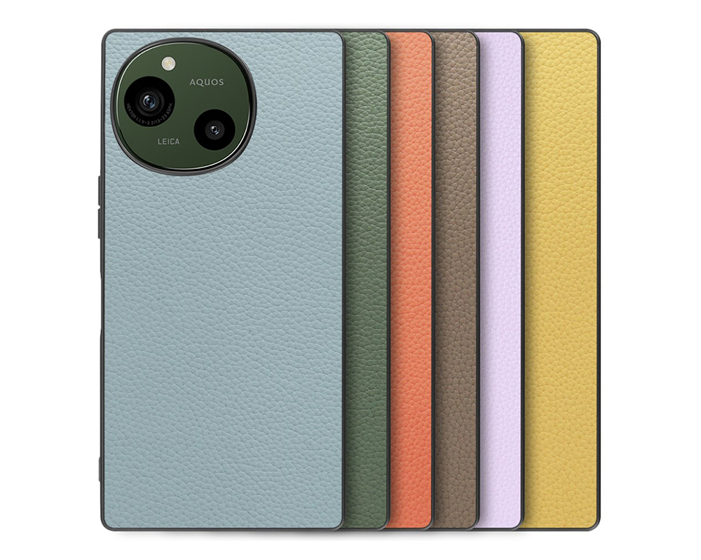 「Luxury-Shell Series」AQUOS R9/R10用 薄くて軽い 厳選本革仕様 背面型ケース
