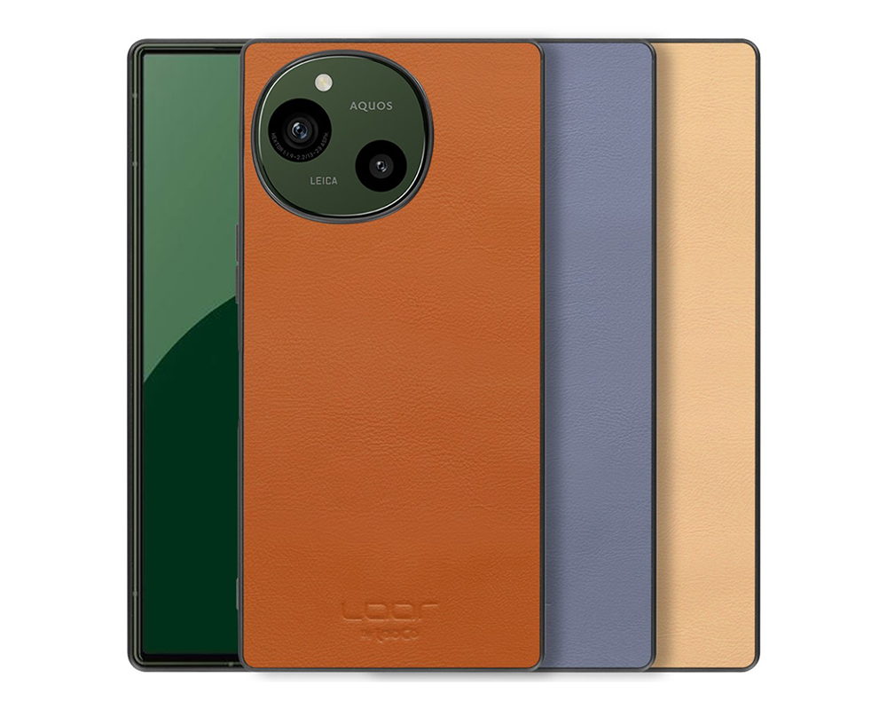 「Basic-Shell Series」AQUOS R9/R10用 本革仕様 背面型ケース