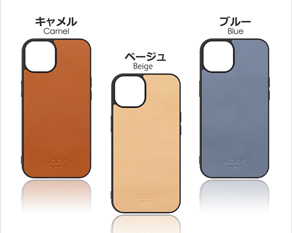 「Basic-Shell Series」AQUOS wish5用 本革仕様 背面型ケース 4