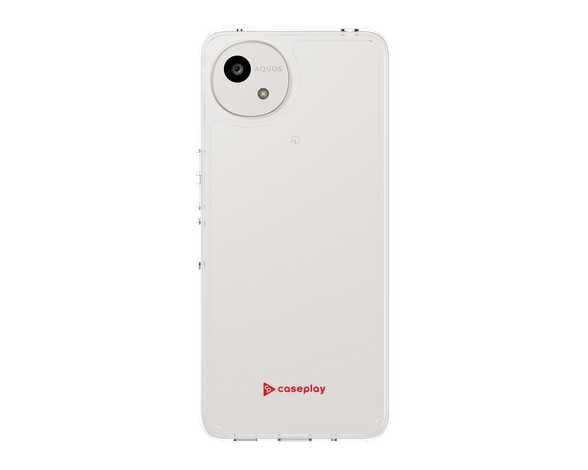 AQUOS wish5 caseplayロゴ レッド スリムプロテクションケース