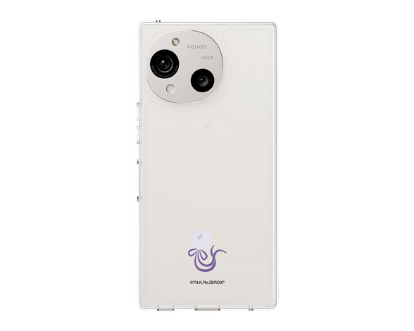 AQUOS R10 Re:ゼロから始める異世界生活 エミリア モチーフ スリムプロテクションケース