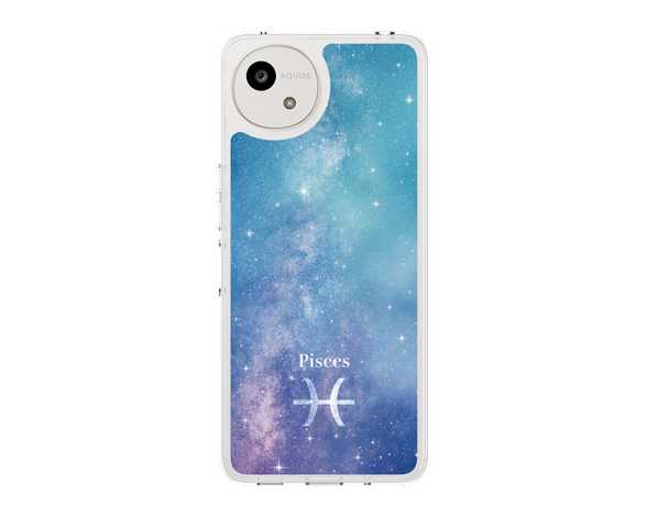 AQUOS wish5 STARRY SIGNS Pisces スリムプロテクションケース