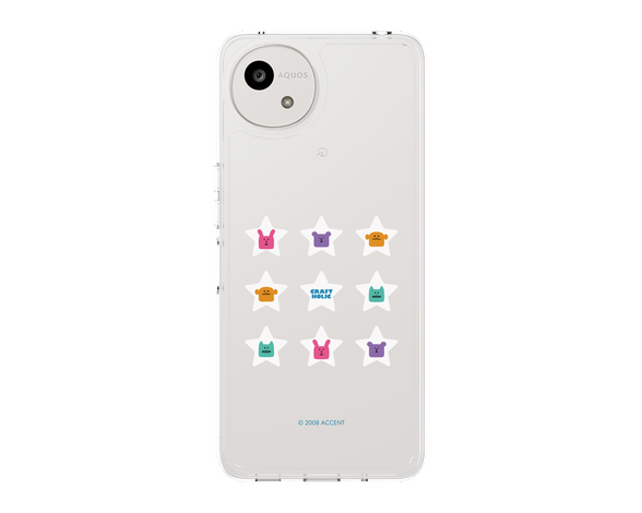 AQUOS wish5 CRAFTHOLIC Stars スリムプロテクションケース